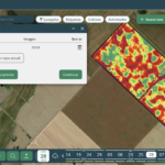 Mapa de agricultura de precisión de un lote en SIMA GIS